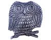 Silver Owl Metal Incense Burner